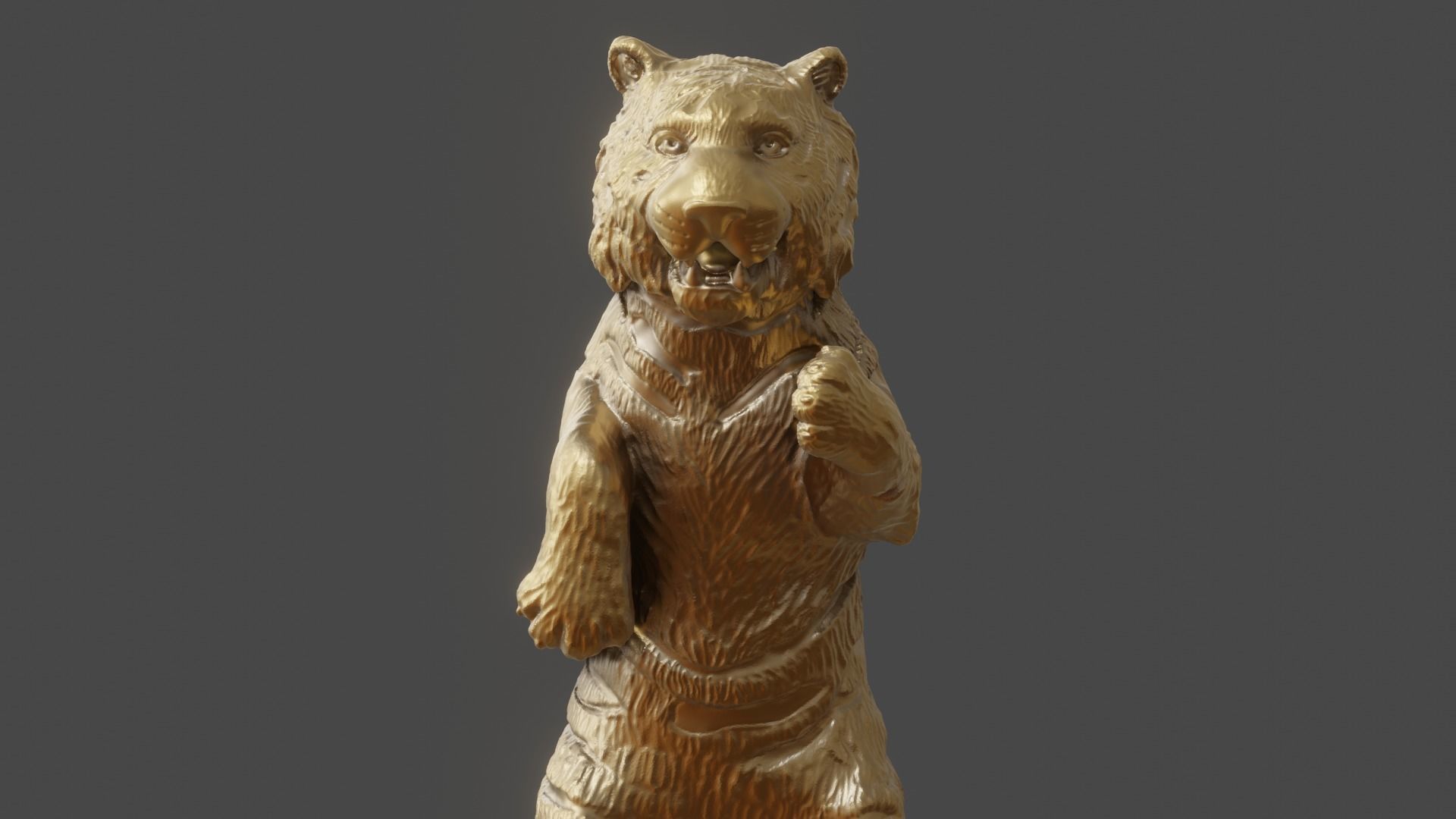 3d figurine of a circus tiger for 3d printing 3D print model_28