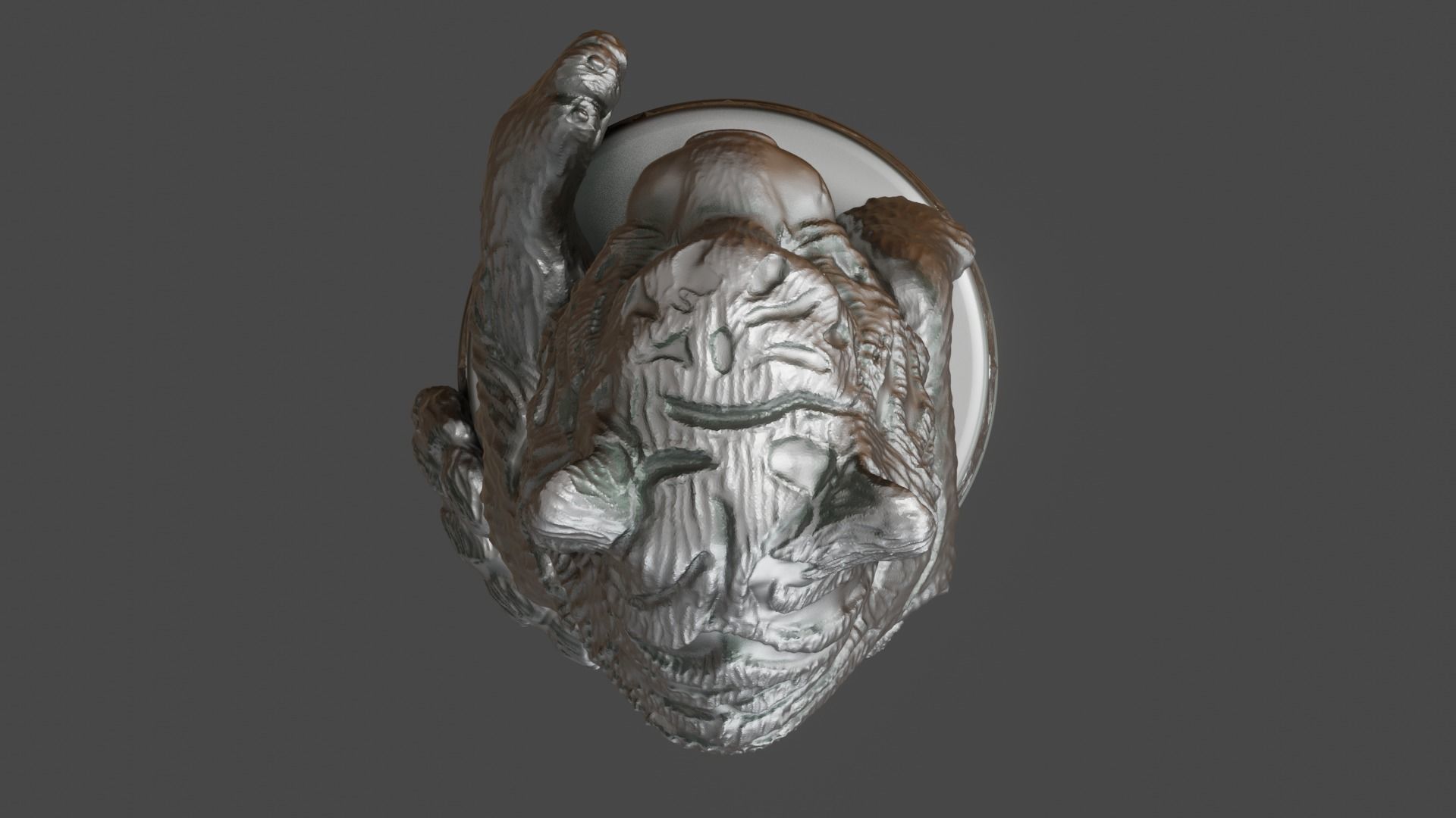 3d figurine of a circus tiger for 3d printing 3D print model_15