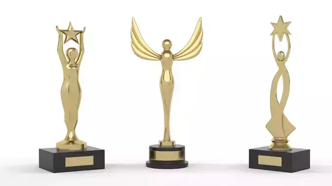 Trophy Cups 3D model