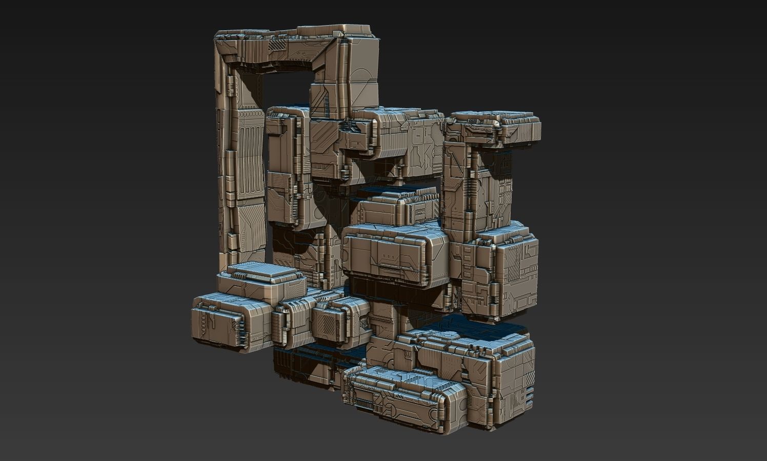 space equipment node 00059 3D model_12