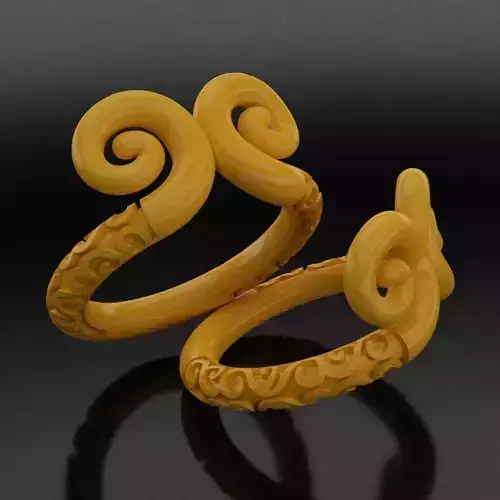 Sun Wukong Monkey King Ring 3D print model