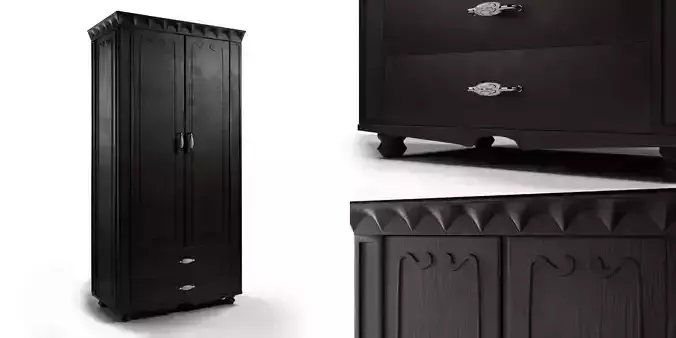Classic Dark Wardrobe
