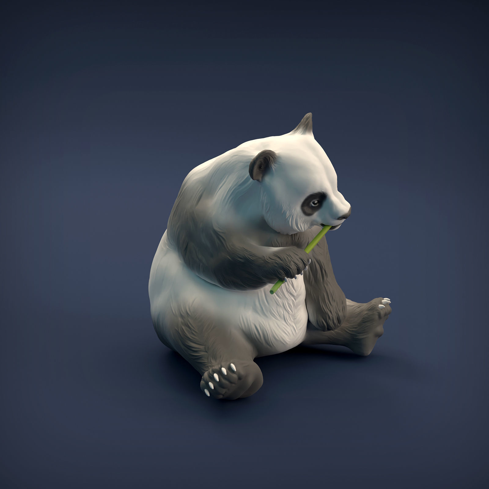 Giant Panda for 3D printing 3D print model_7