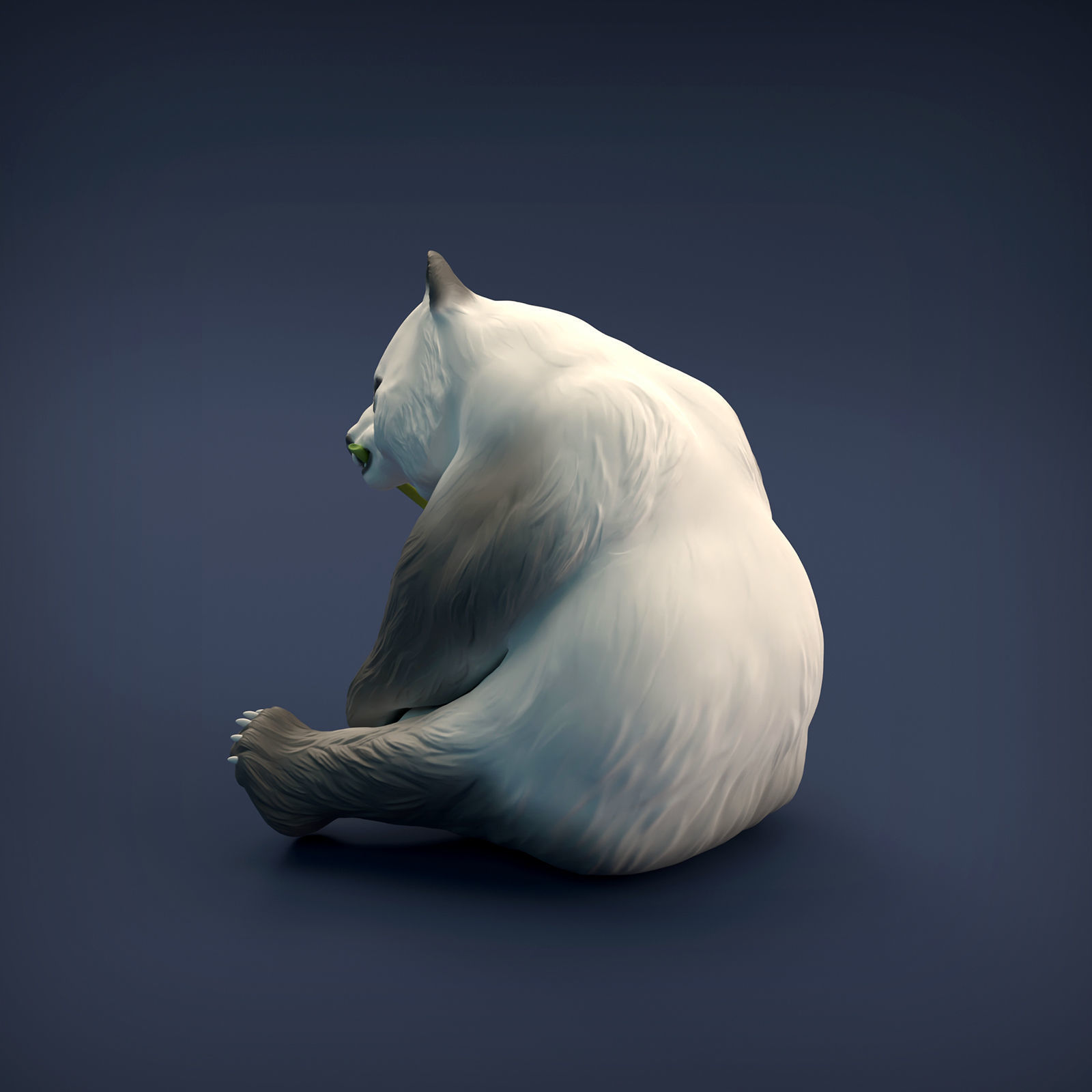 Giant Panda for 3D printing 3D print model_4