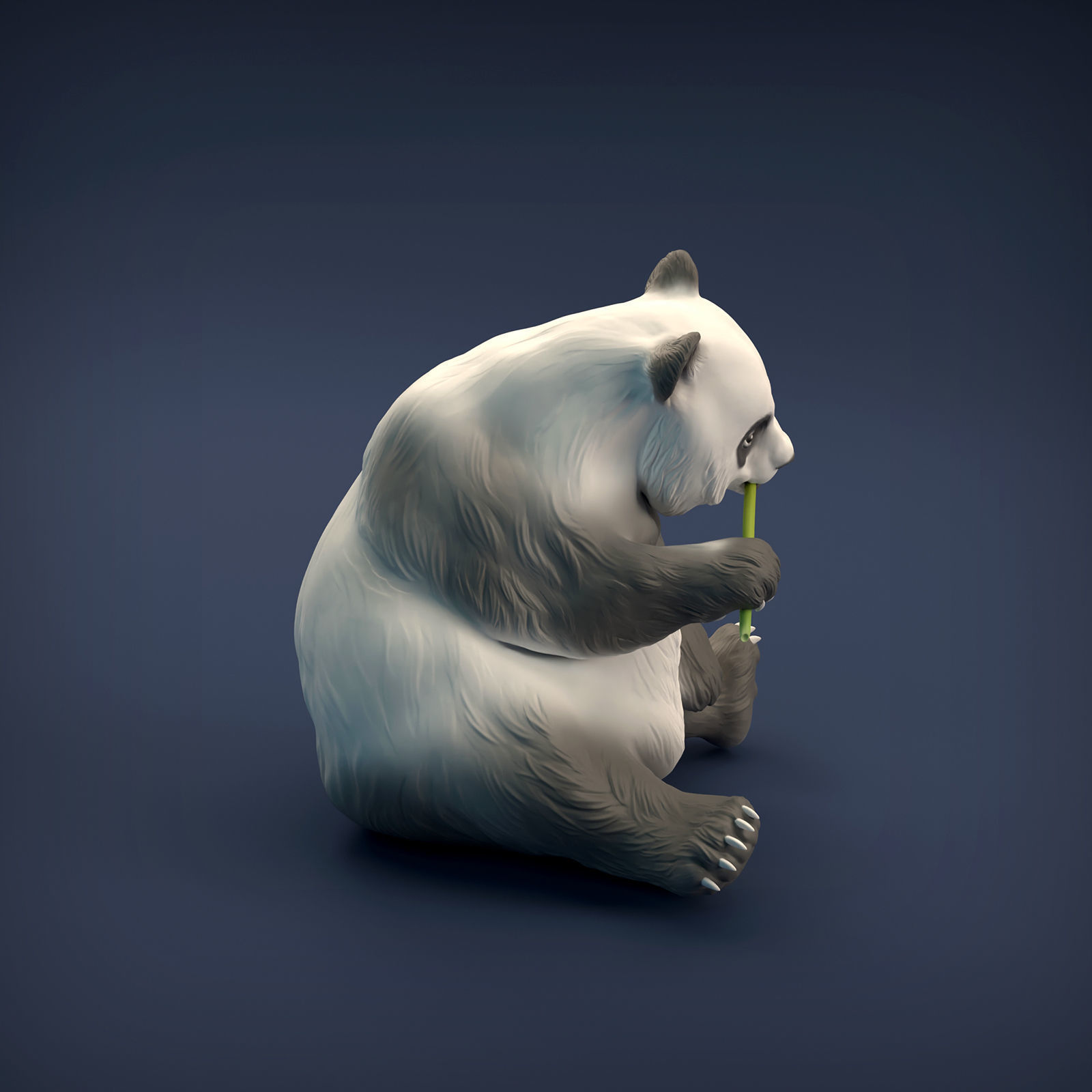 Giant Panda for 3D printing 3D print model_6