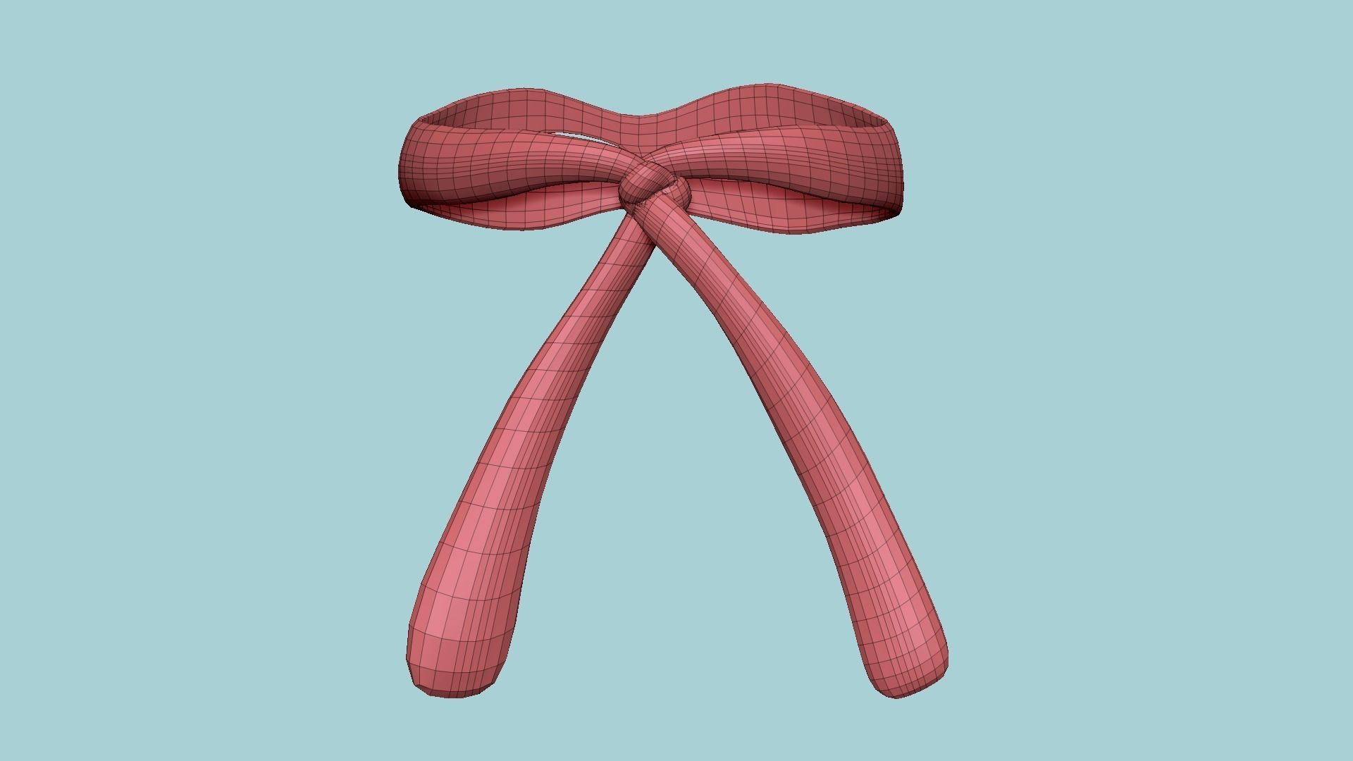 Turtle Ninja Mask 04 Purple - Bandana Character Design Low-poly 3D model_15