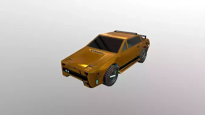  Cyberpunk City - Car 3 