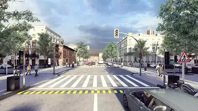 Street building Lumion