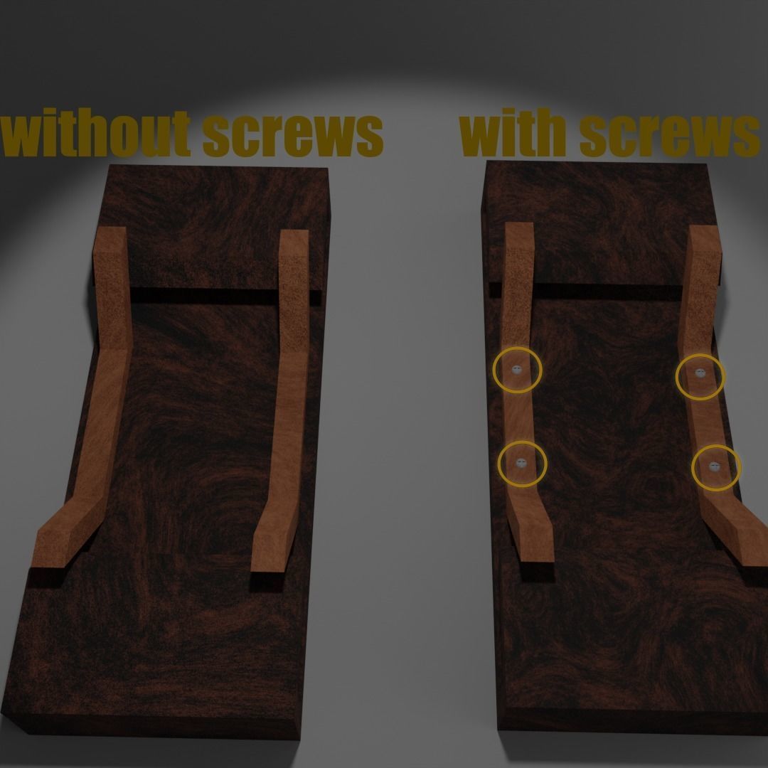 Modern Table 2 variants Low-poly 3D model_2