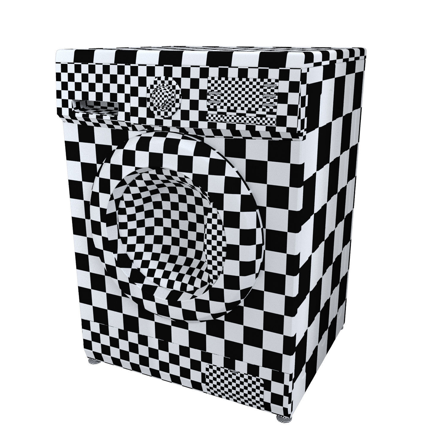 LG washing machine for visualization 3D model_14