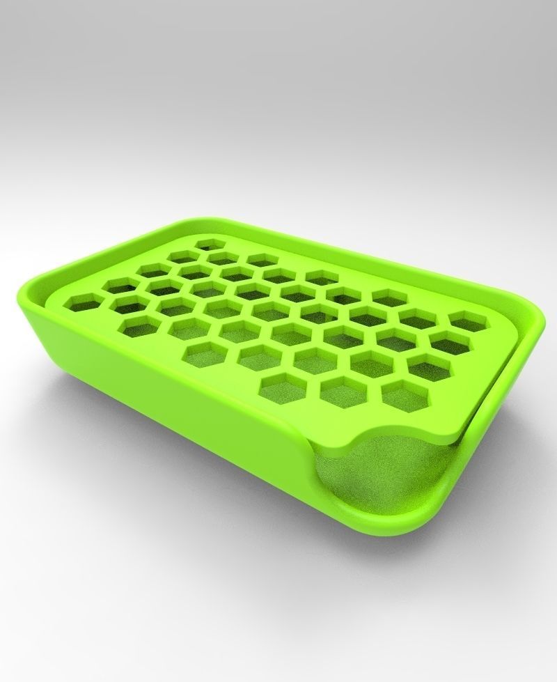 soap holder 3D print model_3