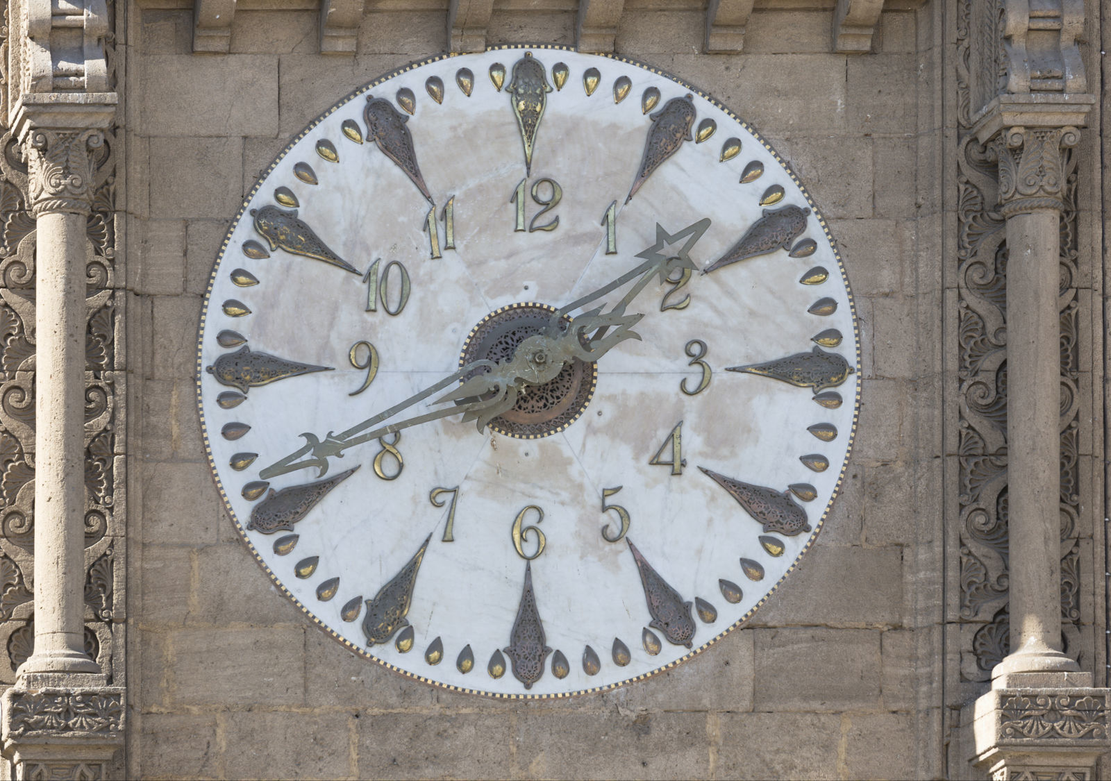 Clock grandfather Low-poly 3D model_14