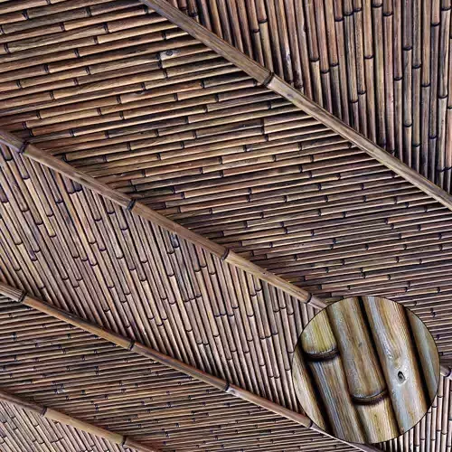 Ceiling bamboo branch low n5