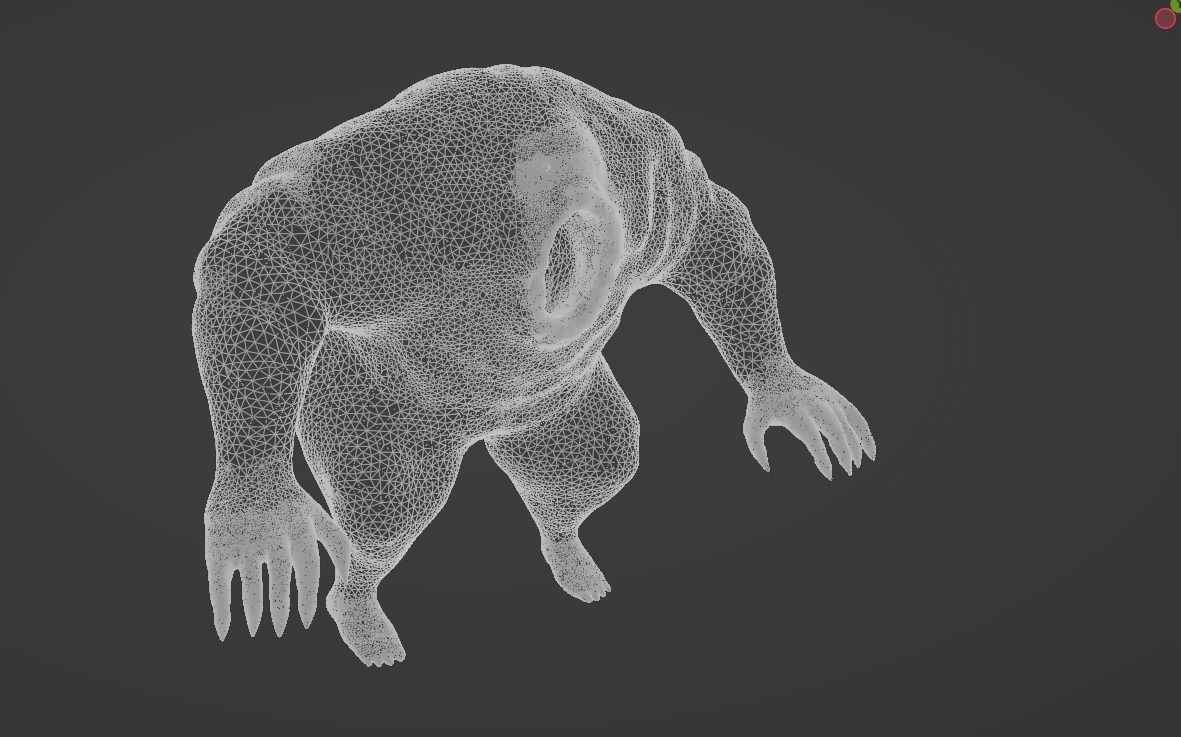 Parasite from superman all stars 3D model_5