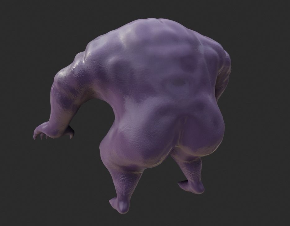 Parasite from superman all stars 3D model_3