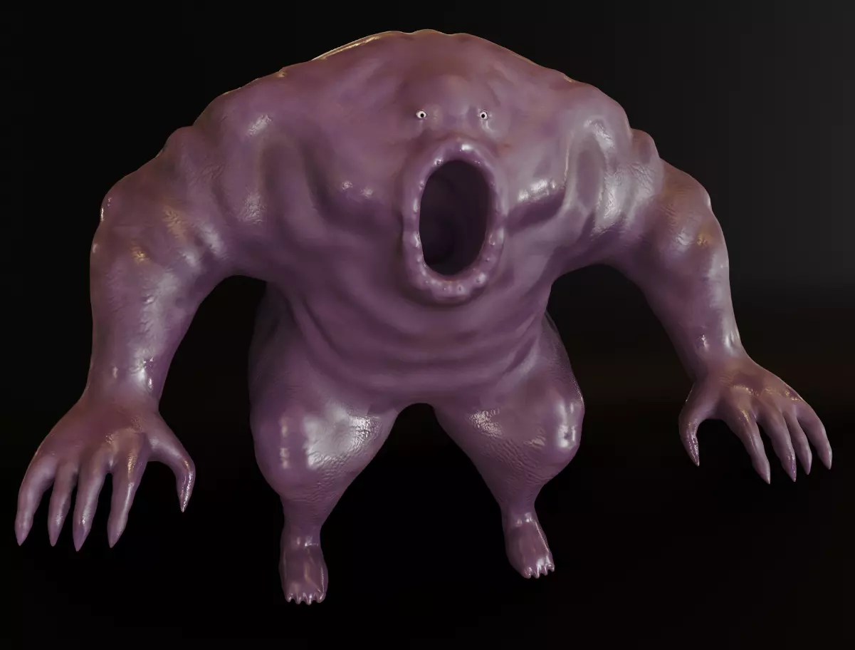 Parasite from superman all stars 3D model_0