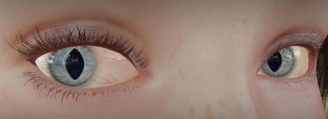 Realistic eye for Eevee  Low-poly 3D model_9