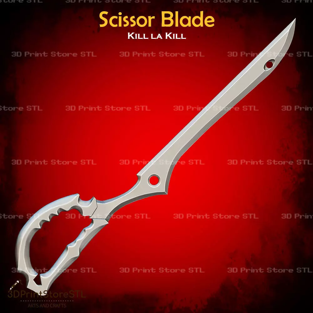Scissor Blade Cosplay Kill la Kill - STL File 3D print model