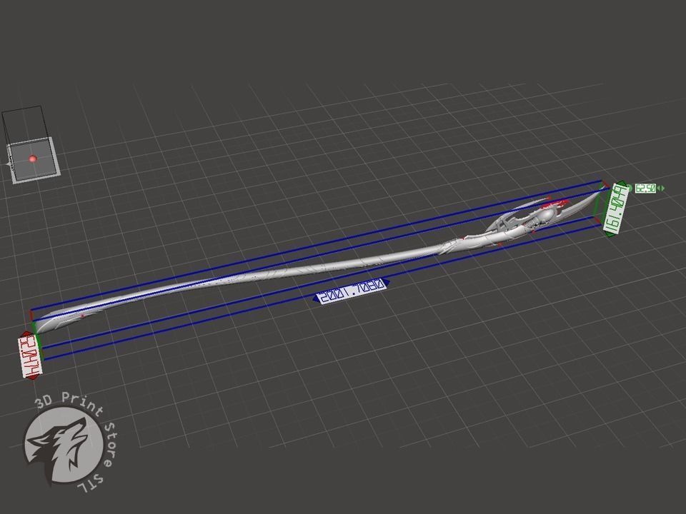 Loki Chitauri Scepter Cosplay The Avengers - STL File 3D print model_7