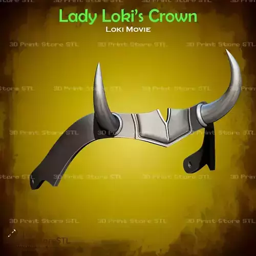 Lady Loki Crown Cosplay Loki Movie - STL File