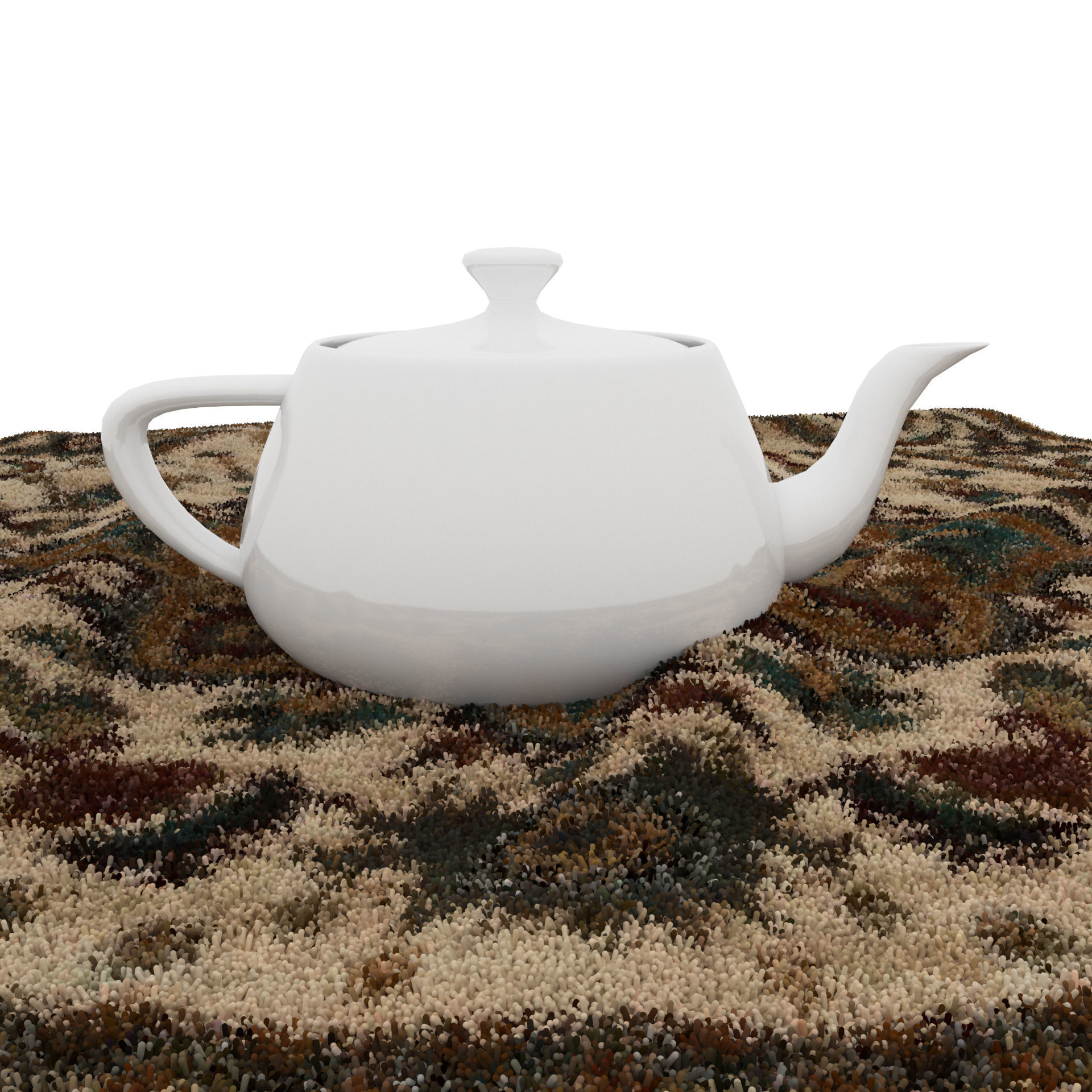 Rugs No 529 Low-poly 3D model_8