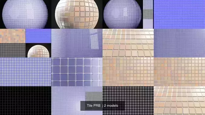 Tile PBR disco ball