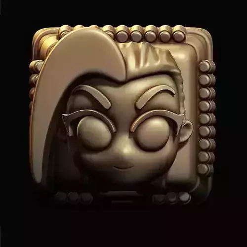 Jinx  League of legends  Arcane  Keycaps Keyboard