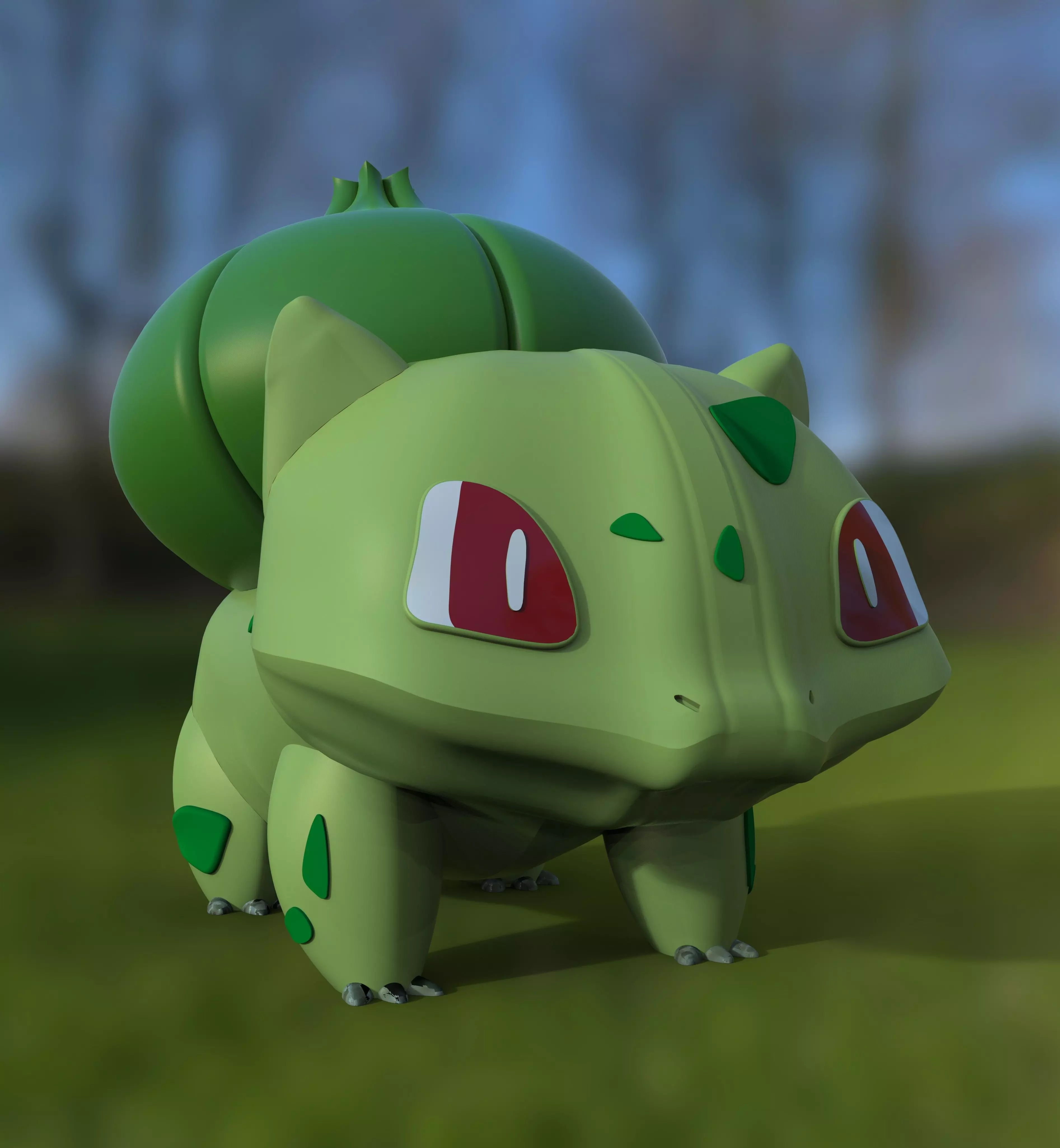 BULBASUR 3D PRINTABLE MODEL 3D print model_0