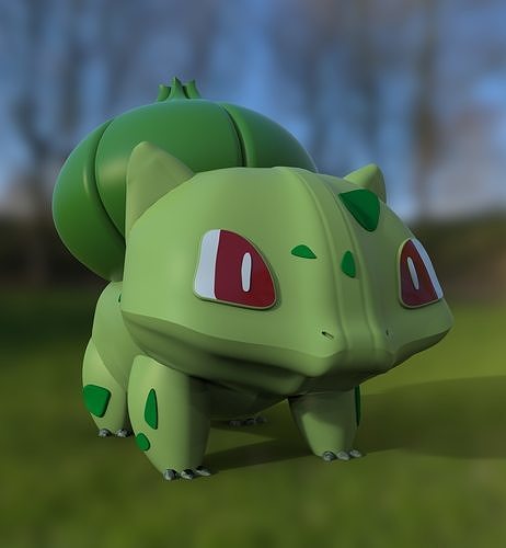 BULBASUR 3D PRINTABLE MODEL 3D print model
