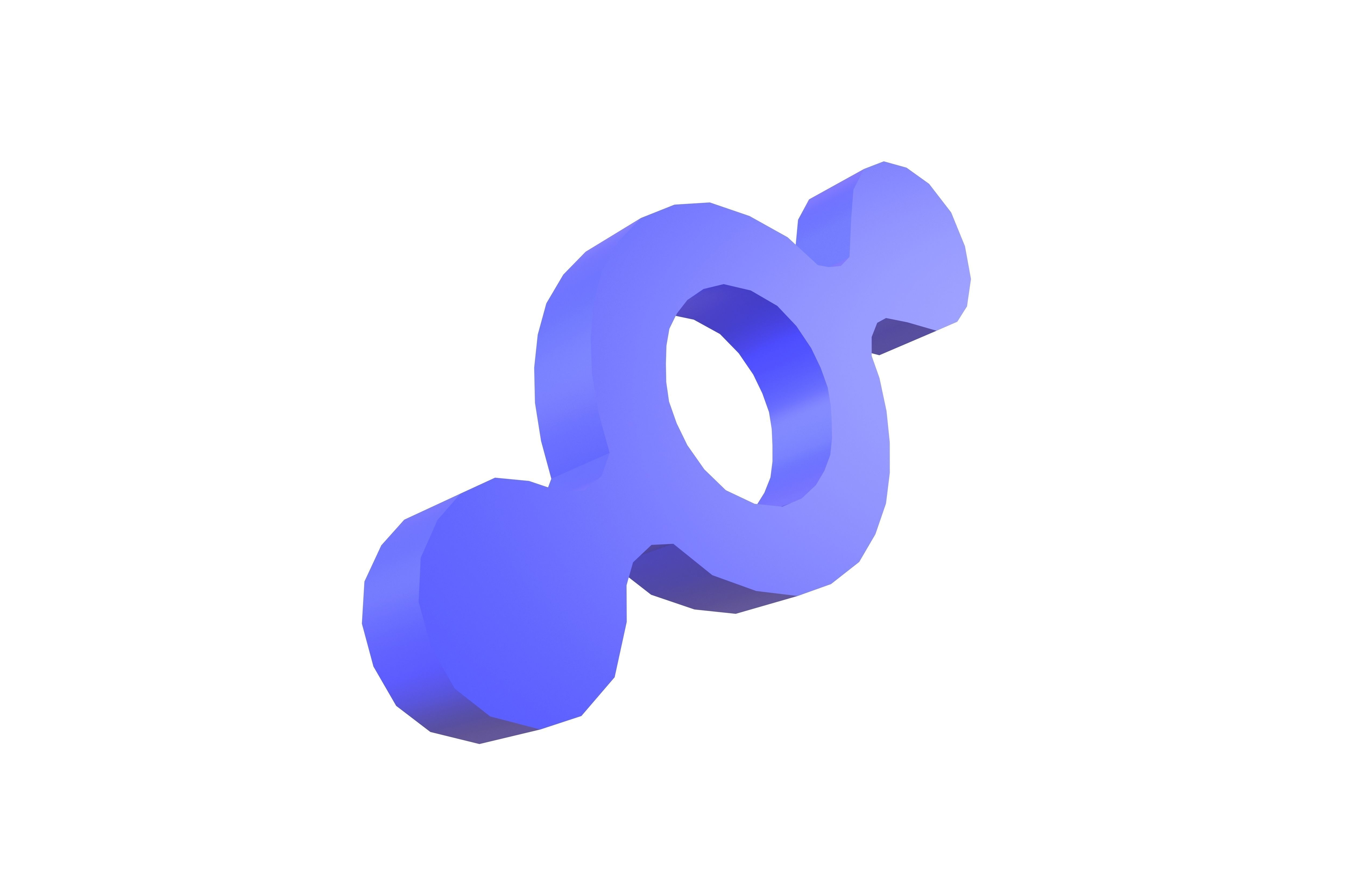 Helium Coin V1 001 Low-poly 3D model_2