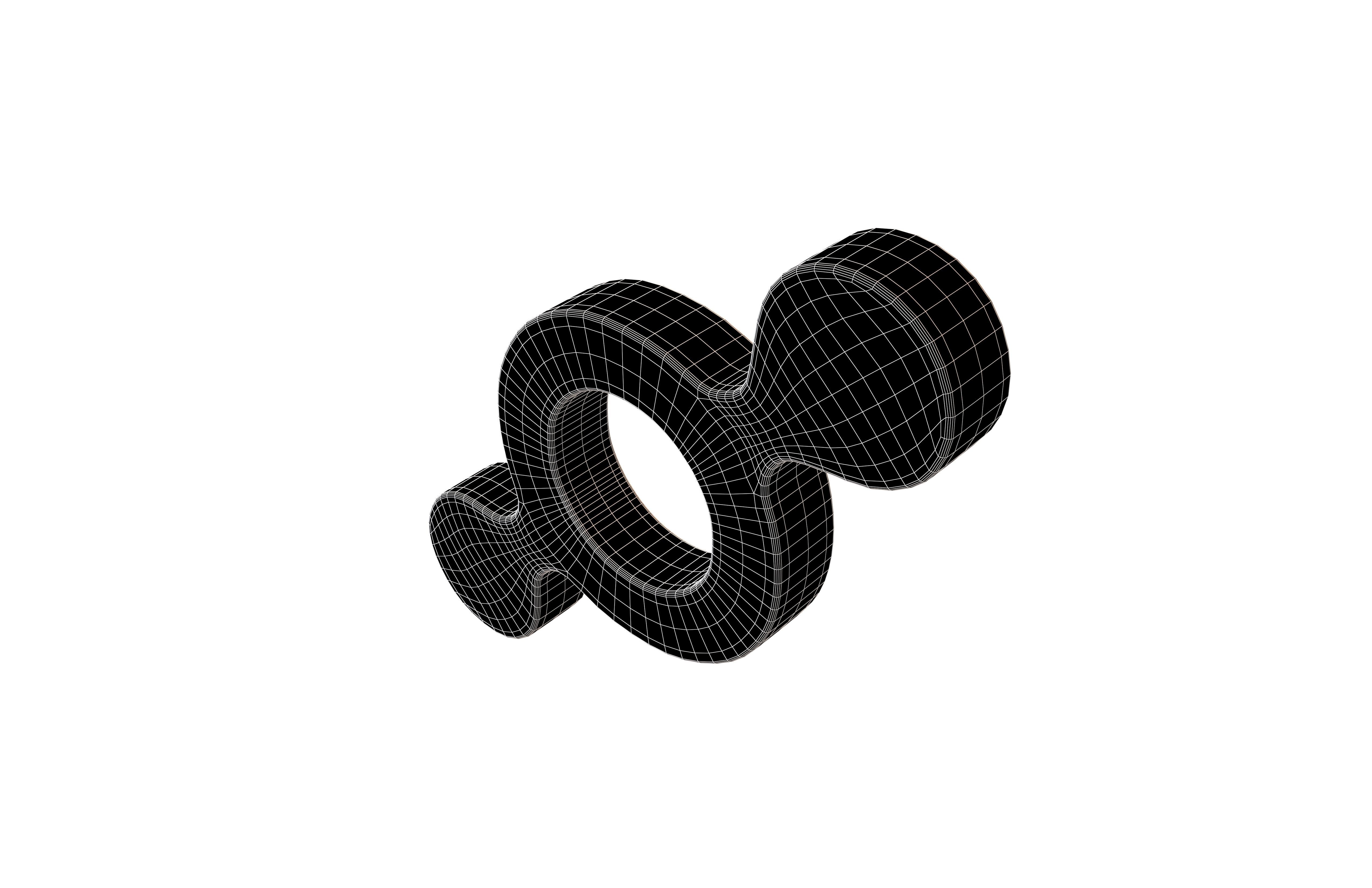 Helium Coin V2 002 Low-poly 3D model_7