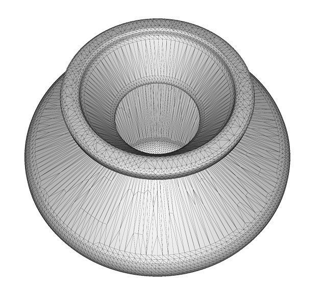 Brass Water Vessel Low-poly 3D model_3