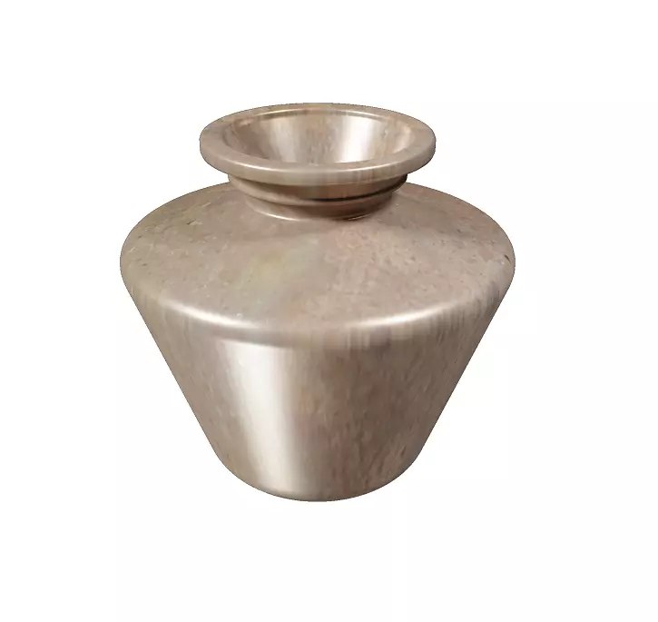 Brass Water Vessel Low-poly 3D model_0