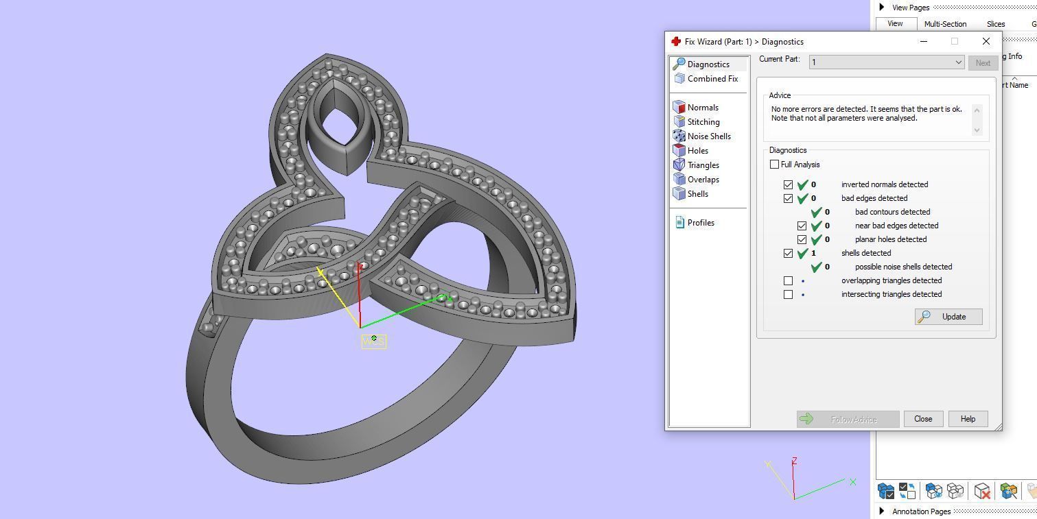 Women Ring 09 3D print model_6