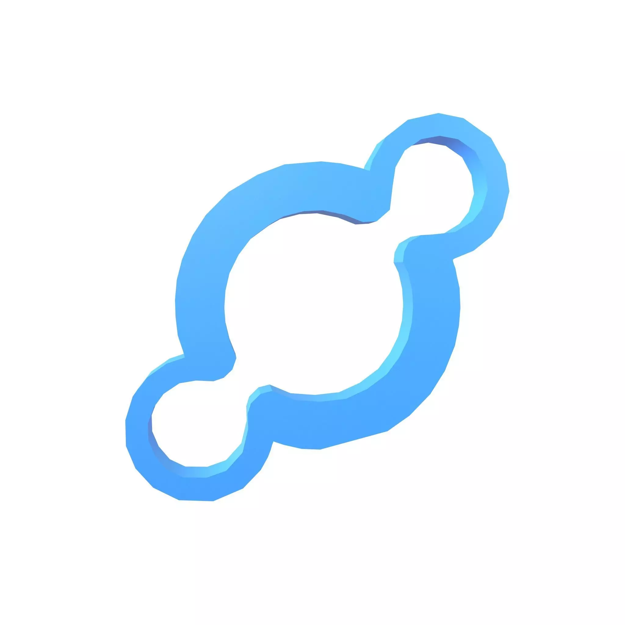 Helium Coin V3 002 Low-poly 3D model_0