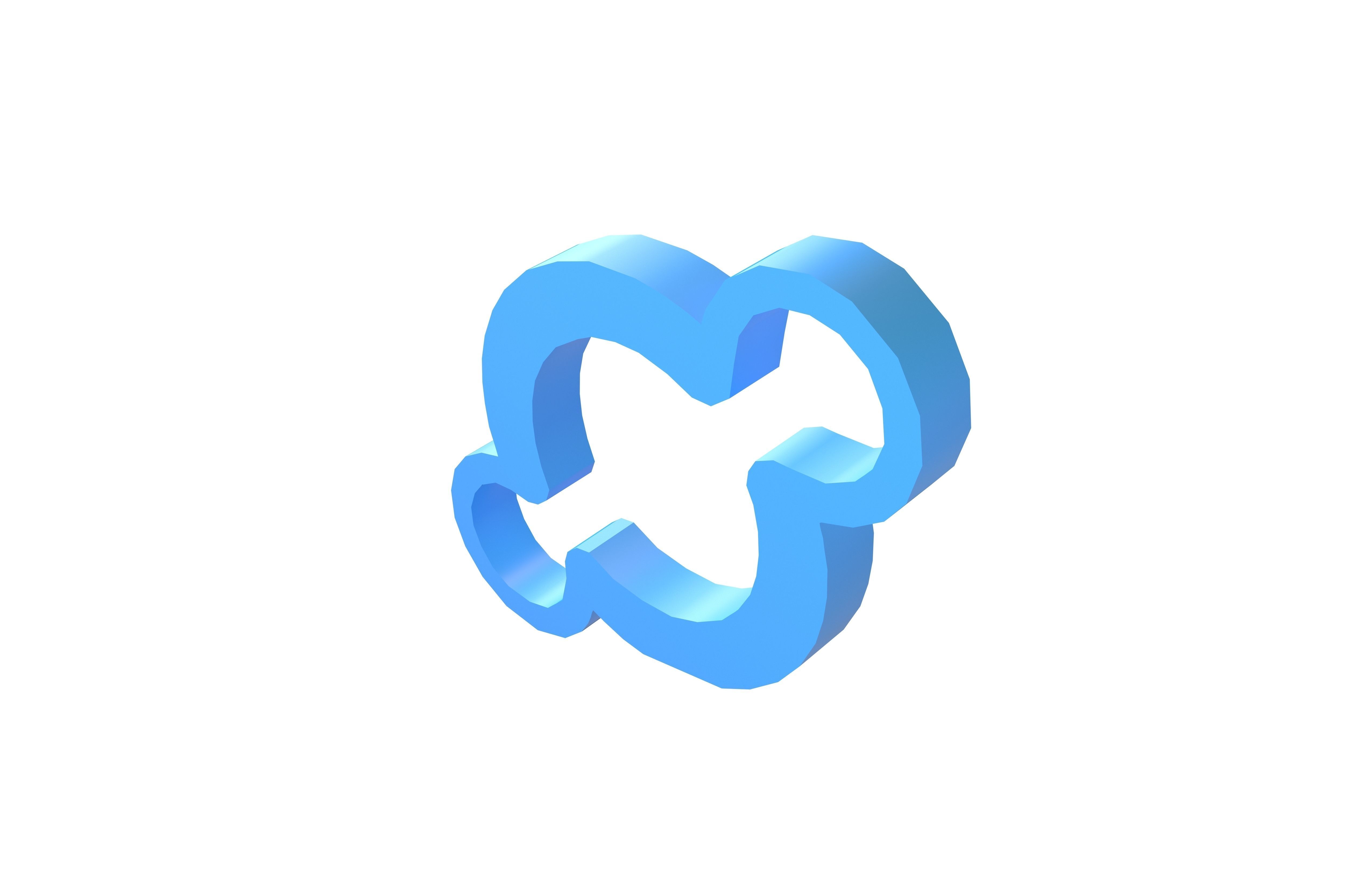 Helium Coin V3 002 Low-poly 3D model_3