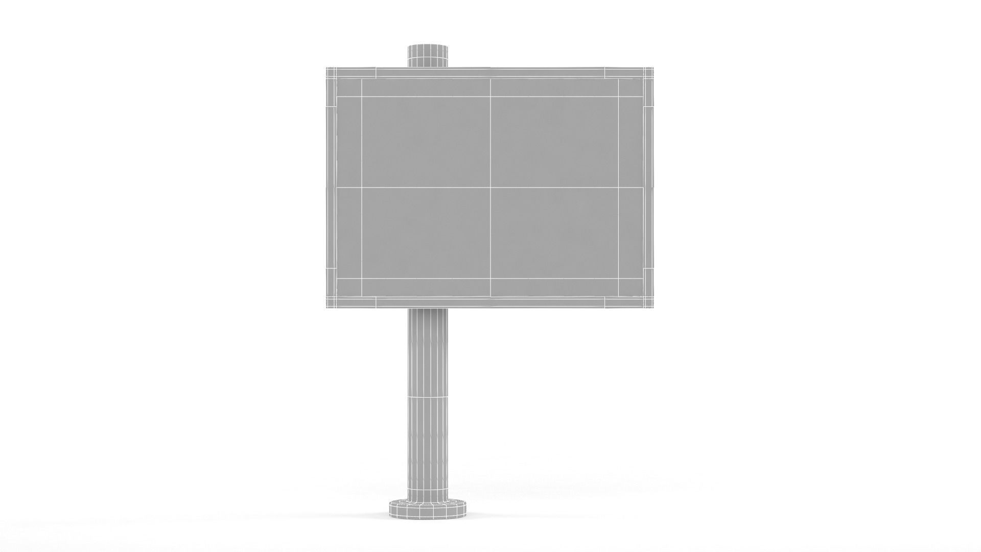 Outdoor Billboard 3D model_11