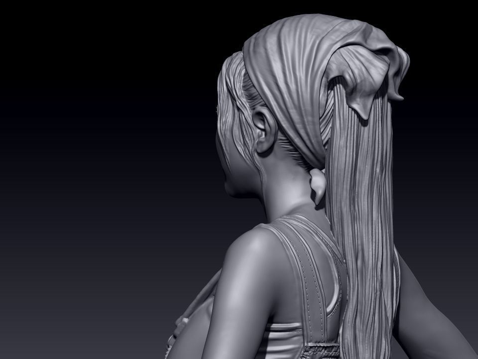 Farm Girl 3D print model_3