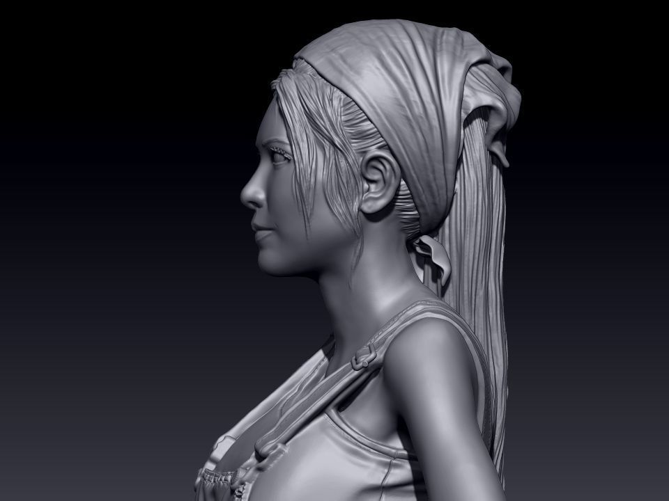 Farm Girl 3D print model_4