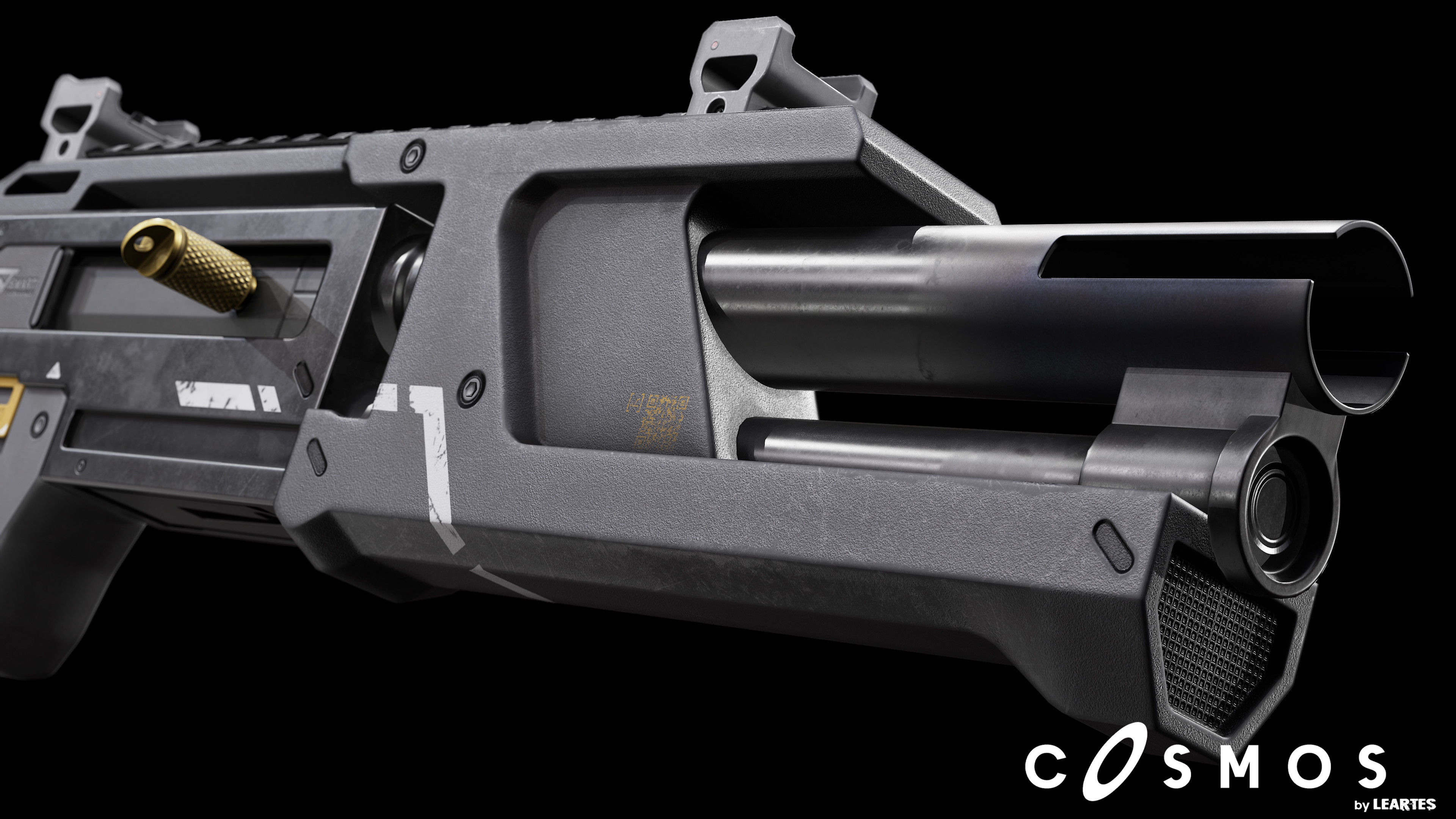 The TS - 12 Low-poly 3D model_2