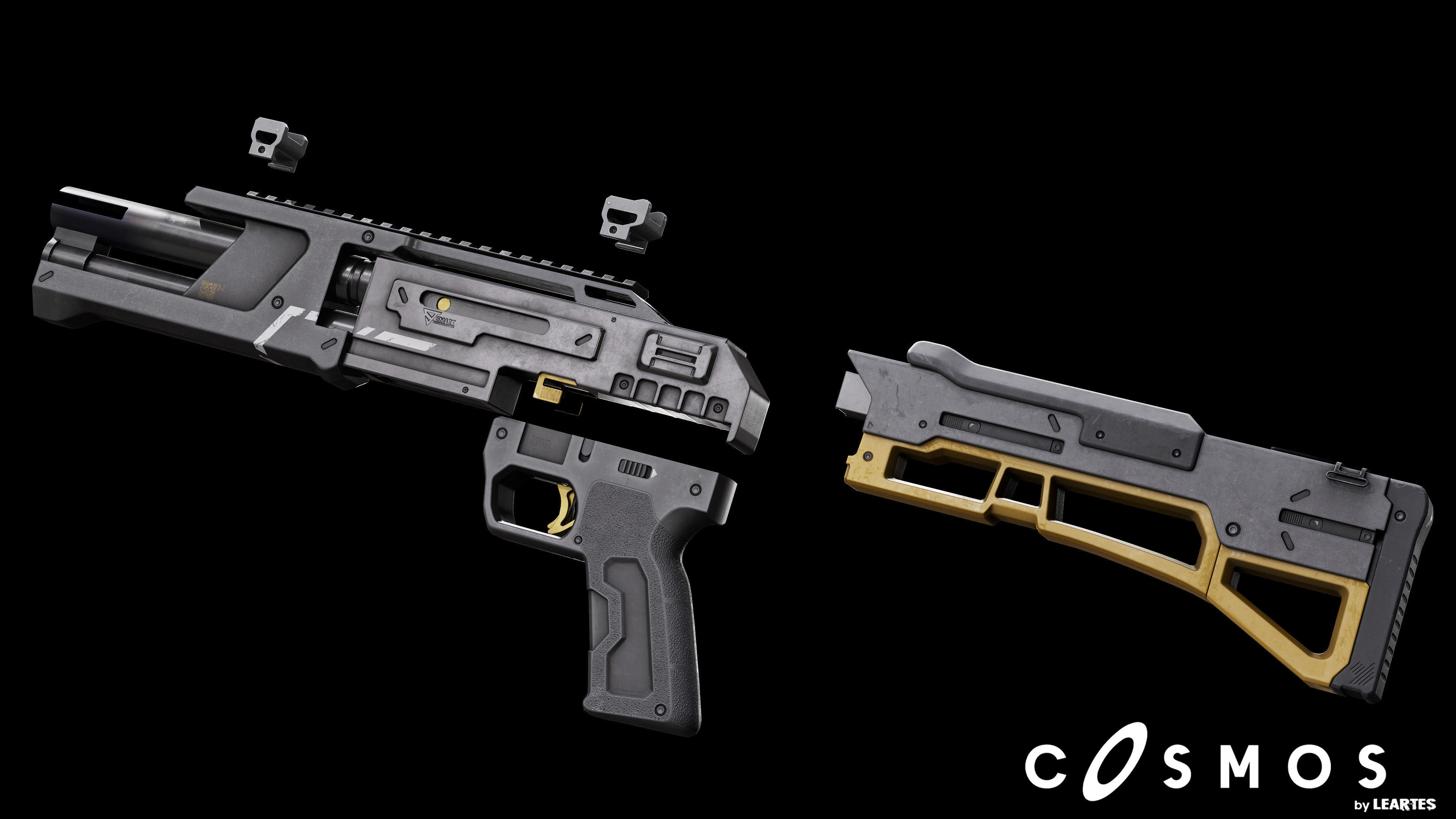 The TS - 12 Low-poly 3D model_4