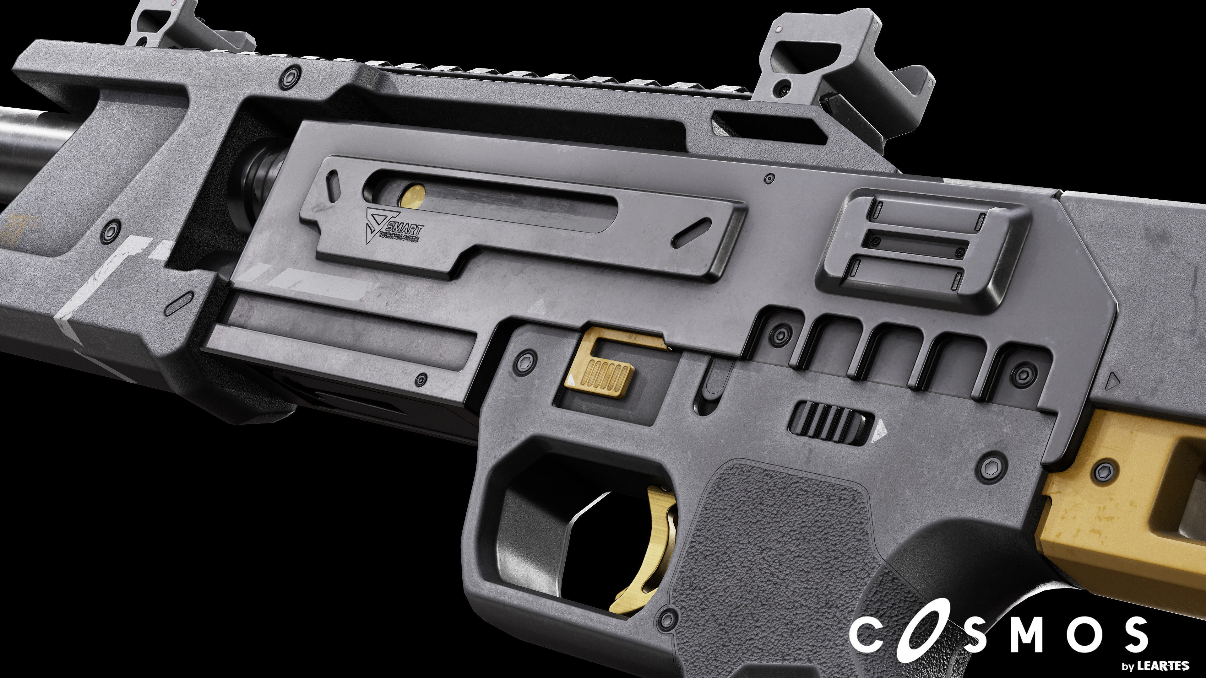 The TS - 12 Low-poly 3D model_3