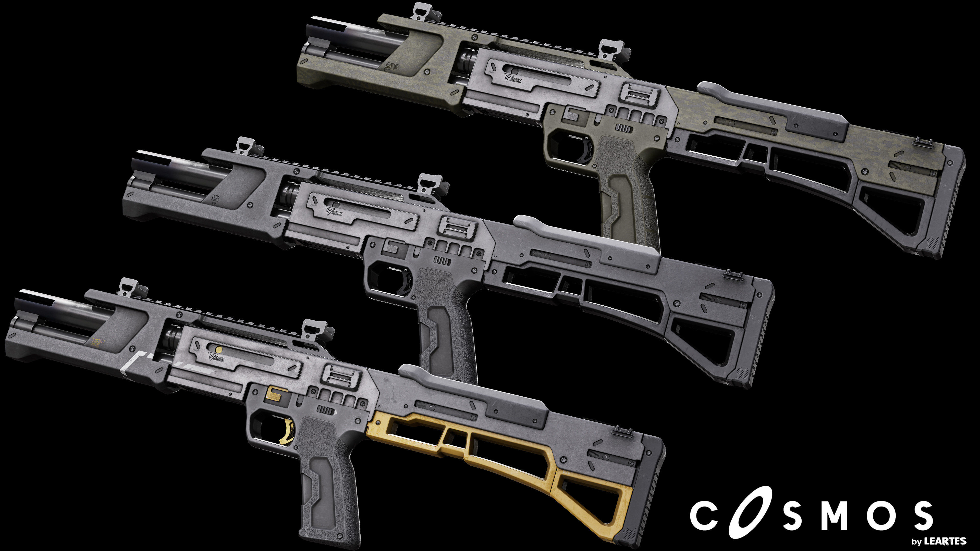 The TS - 12 Low-poly 3D model_5