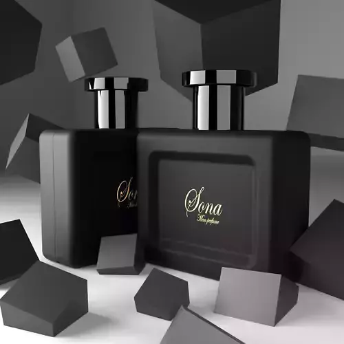 Perfume bottle with water