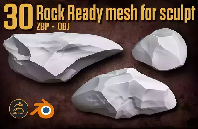 30 rock base mesh for sclupt