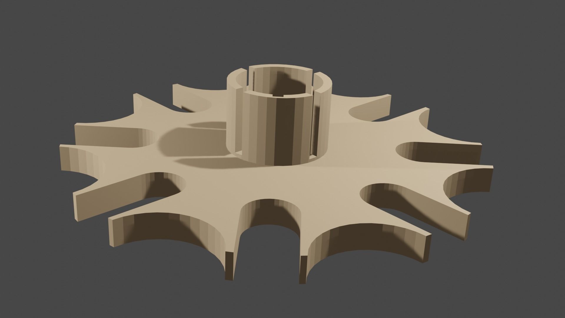 Geneva Wheel 3D model_1