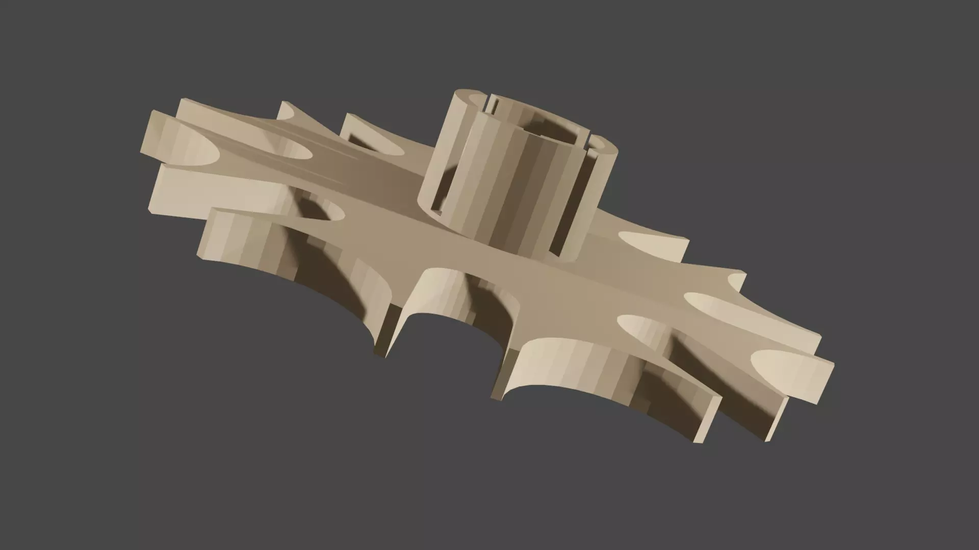 Geneva Wheel 3D model_0