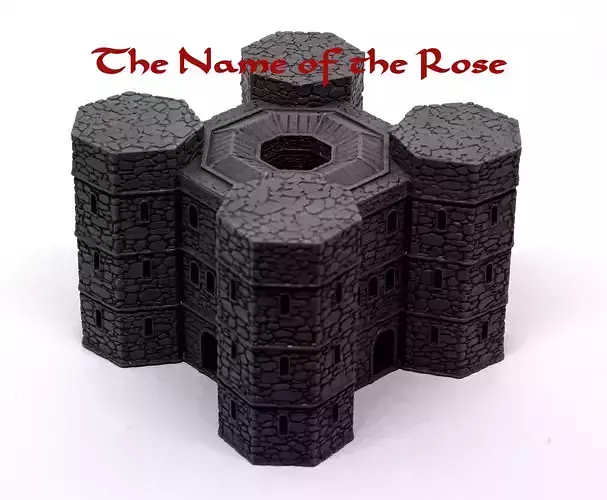THE AEDIFICIUM -THE NAME OF THE ROSE-  3D print model