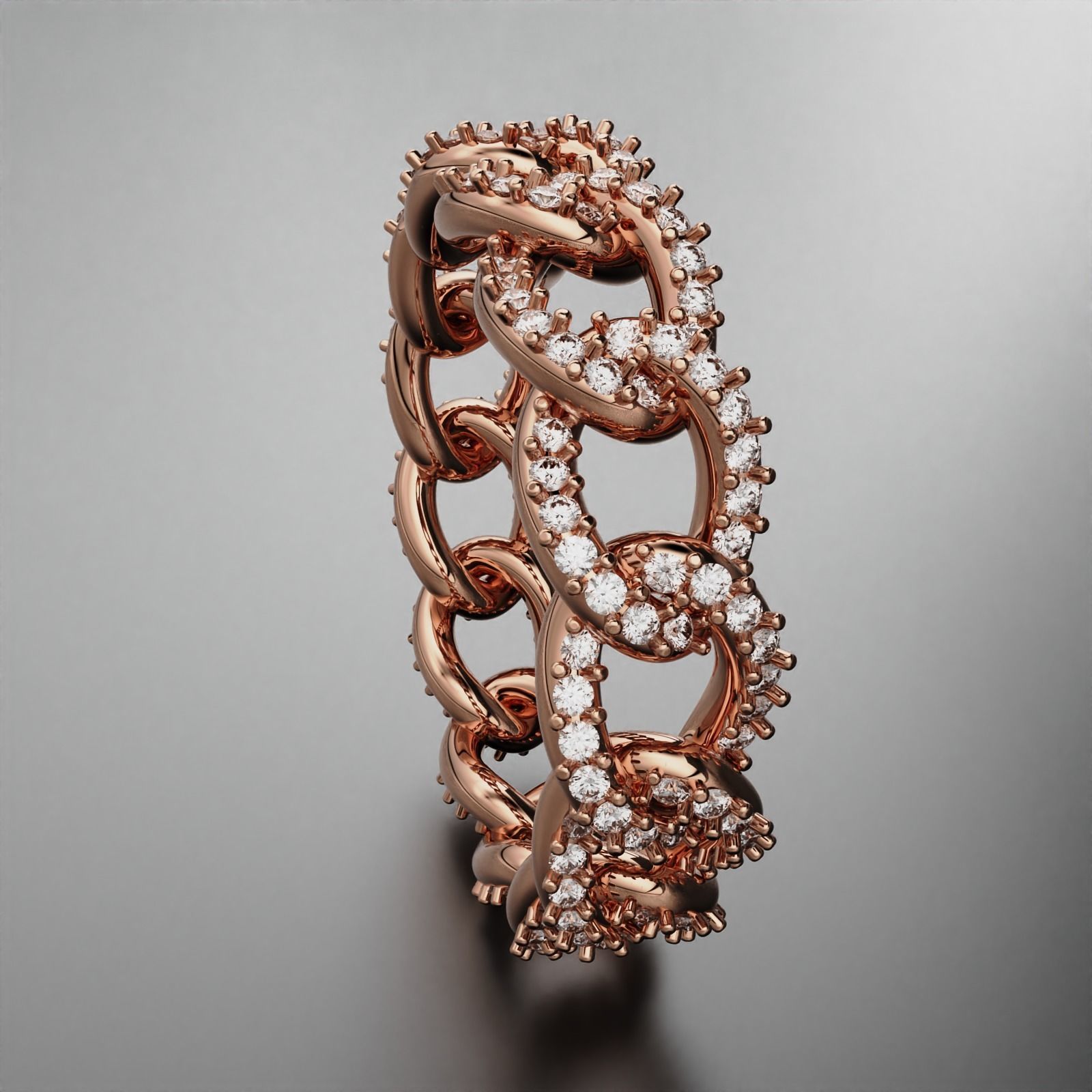 Cuban Ring 3D print model_7