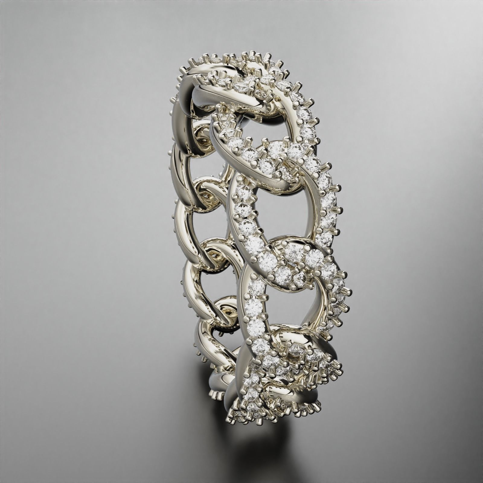 Cuban Ring 3D print model_5